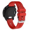 ISABAKE Watch Band for Garmin Forerunner 245/245 Music/Forerunner 645/645 Music,Compatible with Garmin Vivoactive 3 /Venu Sq/Vivomove HR，20mm Soft Silicone Replacement Wristbands (Red)