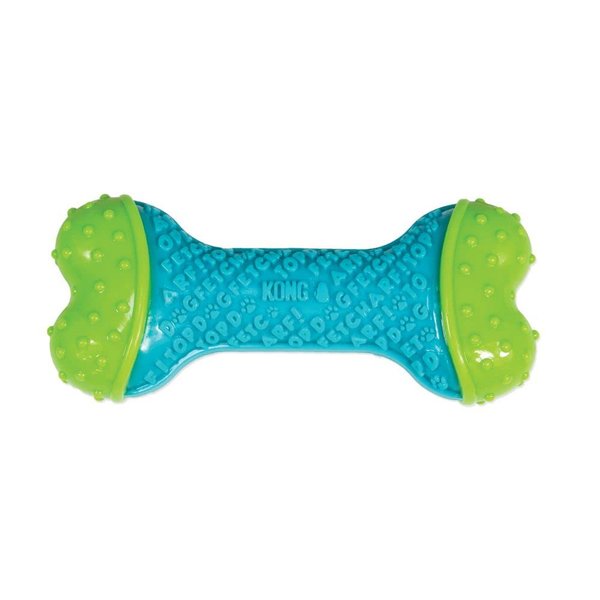 KONG CoreStrength Bone - Dog Dental Chew Toy - Durable, Multi-Layered Dog Toy for Enrichment Play & Dental Care - with Textured Body for Teeth Cleaning - for Small/Medium Dogs