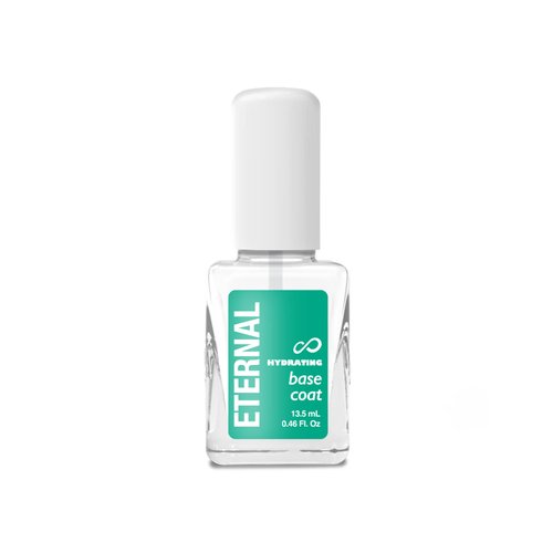 Eternal Hydrating Base Coat Treatment - 13.5 mL Clear Nail Polish Primer - Nail Conditioner for Dry, Ridged and Damaged Nails - Repair & Strengthen Fingernail with a Healthy Hydrated Nail - 1 Unit