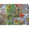 Cobble Hill 1000 Piece Puzzle - Birds of The Season - Sample Poster Included