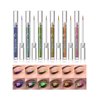 Easilydays Chameleon Liquid Glitter Thin Eyeliner, Highly Pigmented Intense Color Metallic Satin Multi-Reflective Finish Eye Liner Pencil, Waterproof Long-lasting Shimmer Eye Shadow Makeup Pen (01)