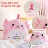 Gudisi Axolotl Plush Adorable Axolotl Stuffed Animals Soft Birthday Gift Axolotl Plushies Pillow Decor for Kids Boys Girls Pink 8 inch