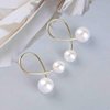Sttiafay Vintage Pearl Drop Earrings Gold Pearl Stud Earrings Boho Tiny Pearl Earrings Pearl Wedding Earrings Jewelry for Women