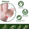 Welnove 36 CT Bunion Cushions Pad - Fabric Toe and Foot Bunion Protector Pads, Bunion Relief Pads for Reduce Rubbing, Callus, Chafing, Friction -Strong Adhesive Stay in Place