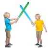 Haconba 20 Pack Inflatable Light Saber Blow up Light Sword Toys for Kids Cosplay Halloween Theme Party Favors, 5 Colors