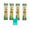 HDP Kids Bamboo Toothbrush Size:Pack of 4 with Bonus Color:Kids Bamboo