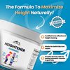 Heightener Gummies - Natural Height Growth Supplement for Kids, Teens and Adults to Increase Bone Strength and Grow Tall | Height Maximizer Pills with L-Arginine, Calcium & Zinc | 60 Gummy