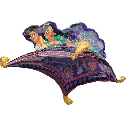 Aladdin Birthday Party Supplies Princess Jasmine Magic Flying Carpet Balloon Bouquet Decorations