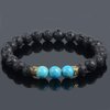 Mystiqs Lava Rock Beaded Bracelet Essential Oil Diffuser for Men,Women Aromatherapy Ideal for Anti-Stress or Anti-Anxiety