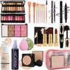 All in One Makeup Kit for Women Full Kit,Travel Makeup Kit for Teens,Makeup Gift Kit with Everything,Foundation Eyeshadow Lipstick Eyebrow Blush Powder, Christmas Make Up Gift Set for Beginner-C