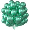 KALOR 10 Inch Metallic Green Balloons, 100 Pcs Latex Helium Metallic Balloons for Kid's Birthday Party Baby Shower Wedding Graduation Graduation Party Decorations