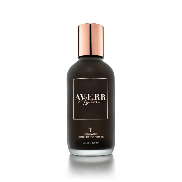 Averr Aglow Luminous Complexion Toner, Face Skincare, Reduce Blackheads Breakouts & Dark Circles, Natural Solution Moisturizing Facial Toner, Hydrating & Soothing Effect