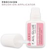 AIRRE Extra Strong Brush-On Nail Glue for Acrylic Nails, Nail Tips & Press-On Nails (8ml) with File for Glue-On Fake Nails, Fix Broken Nail Repair. Acrylic Nail Glue Nail Bond Nail Glue Gel