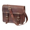 Indian Hando Art 10" Inch Leather Messenger Bag vintage Office satchel Crossbody Bags for Men and Women (10 inch small)
