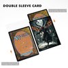 Katomula 100 PCS MTG Card Sleeves with 100 PCS Perfect Fit Sleeves, Art Matte Card Sleeves with Inner Sleeves - Fit Standard Size Cards - Doomsday Excruciatior