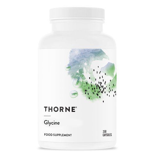 THORNE Glycine - Amino Acid Support for Relaxation, Detoxification, and Muscle Function - 250 Capsules