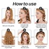 Olaemuo Satin Heatless Hair Curler Set - Overnight Heatless Curls to Sleep in - Heatless Curlers - Heatless Curls Headband - No Heat Soft Hair Curlers to Sleep in - Heatless Curling Rod - Black