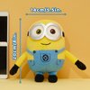 MINISO 8" Minions Stuffed Animals Plush Toys (Bob), Cute Sleeping Bedding Stuffed Animals Kawaii Plushies Pillow for Kids Toddler Toys Boys Girls