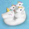 Baby Bath Toys,Cute Unicorn Bath Toys for Toddlers 1-3,Squirt Bathtub Toys for Boys Girls,Rubber Floating Shower Toys Gifts 4pcs Set