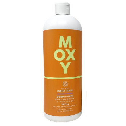Bath & Body Works Moxy Coily Hair Conditioner With a Natural Oats Sample Soap.