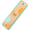 Hape Blues Harmonica | 10 Hole Wooden Musical Instrument Toy for Kids, Blue-Green (E8916)
