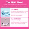 BRIXY Blemish Control Facial Cleansing Bar – Salicylic Acid Unclogs Pores And Balances Natural Oils, Ceramides and Niacinamide Promote Heathy Skin Barrier, pH Balanced, Soap Free, Vegan