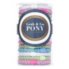 L. Erickson Grab & Go Pony Tube - Dazzle - 15 Pack Ponytail Holder Hair Ties