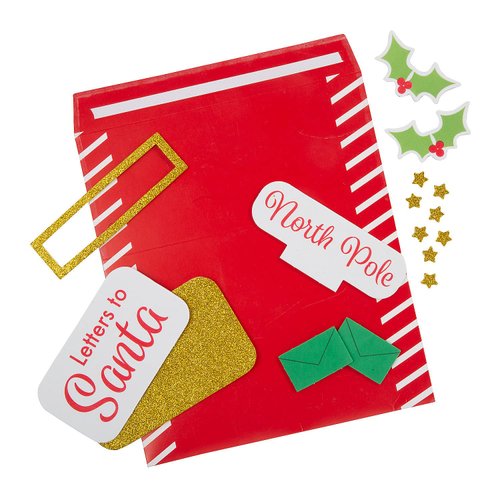 Santa Mailbox Craft Kit, Makes 1