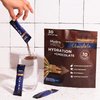 NatureWorks HydroMATE Electrolyte Powder Packets Drink Mix Low Sugar Hydration Accelerator Fast Recovery with Vitamin C Chocolate 30 Count