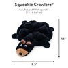 ZippyPaws Squeakie Crawler Plush Dog Toy, Chew Toy with 7 Squeakers and Stuffing, Bubba The Bear