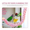 Totority Hammock Swing Ferret Toys Sugar Glider Toys, Hamster Toy Cage Rat Rope Toy Sugar Glider Toy Bird Rope Perch Swing Toy for Climbing/Exercising Hammock Swing Ferret Toys