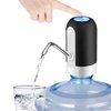 JOYHILL 5 Gallon Water Bottle Dispenser, USB Charging Water Bottle Pump, Portable Water Dispenser Pump for Camping（Black）