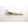 Generic Small silver metal blue stone alligator hair claw clip clamp fine hair