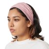 CHARM Womens Cotton Bandana Headband - Yoga Elastic Head Cover Boho Hair Scarf Pink
