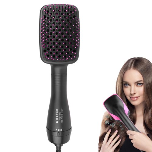 Hair Dryer Brush Blow Dryer Brush in One, 3 in 1 One Step Hair Dryer and Styler, Negative Ion Hair Dryer Straightener Hot Air Brush Hair Styling Tool for Straightening Drying Smooth Hair