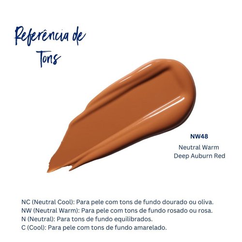 Best Bronze Bombshell Body & Leg Makeup - Waterproof Leg Makeup & Body Foundation - Body Makeup for Scars, Varicose Veins Cover Up & Leg Concealer (NW48 Deep Auburn Red)