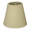 Royal Designs Designer Mushroom Pleat Empire Clip On Chandelier Lamp Shade, 3"" x 5"" x 4.5"", Set of 6 (CS-924-5LNBG)