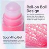 KYDA Roll-on Body Glitter Stick, Chunky Glitter Gel for Face Body Hair, Sparkling Mermaid Chameleon Sequins Paint Jelly, Multiuse Makeup Glitter Gel, Multicolor 04