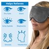 Zomaple Heated Eye Mask for Dry Eyes, Reusable Dry Eye Mask with Moist Heat Warming Compress, Soothing Eye Warm Compress for Dry Eyes Relief - Microwavable Eye mask for Dry Eyes, Stye and Blepharitis