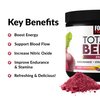 FORCE FACTOR Total Beets Beet Root Powder with Energy, NO3-T® Nitrates to Support Circulation, Blood Pressure, Blood Flow, and Stamina - Plus Green Tea Extract. A Superfood Supplement, 30 Servings