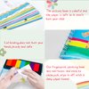 7 Color Fingerprint Coloring Book for Kids,Washable Finger Paint Set,Children's Finger Drawing Toys with Finger Cots and Painting Templates for Painting DIY Crafts,Gifts