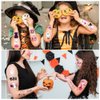 Cute Halloween Tattoos Pink Temporary Tattoo Stickers 83 Pcs Trick or Treat Fake Tattoos Halloween Party Favors Goodie Bags Gift Stuffers School Prize