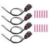 Ignition Coil Connector Harness 9U2Z14S411EA Compatible with Ford V6 V8 Flex F150 F250 F350 Explorer for Lincoln MKS MKT MKX S2280 WPT931, 4 Pcs