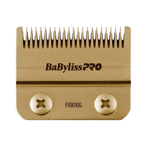 BaBylissPRO Barberology Replacement Gold Titanium Replacement Fade Blade for Hair Clippers (FX8010G)