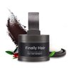 Finally Hair Waterproof Gray Dab-on Hair Fibers & Hair Loss Concealer, Hairline Creator, Eye Brow Enhancer, and Beard Filler. Dab-on Hair Fiber Shadow Powder (Grey)