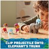 Paw Patrol: Jungle Pups Marshall, Skye & Elephant Action Figures with Projectile Launcher, Kids Toys for Boys and Girls Ages 3 and Up