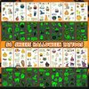 EMOME 500+ Styles Glow Halloween Tattoos for Kids Bulk, Cute Kids Temporary Tattoos Stickers, Halloween Treats Party Supplies Favors Decorations for Boys Girls (56 Sheets)