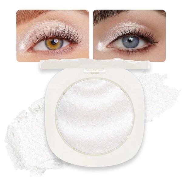 CAKAILA Single Nude Green Matte Eyeshadow,Bright High Pigment Intense Monochrome Eye Shadow,Apply Makeup Easily,Matte Pressed Powder Single Eyeshadow,24 Hour Eye Makeup Longwear Waterproof,Blendable