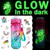 Decorate Your Own Glow in The Dark Water Bottle Kit for Girls, Stocking Stuffers for Girls Ages 4-6-8-10 Year Old, Unicorn Toys, Fun Arts and Crafts Gifts Toys for Girls for Christmas Birthday