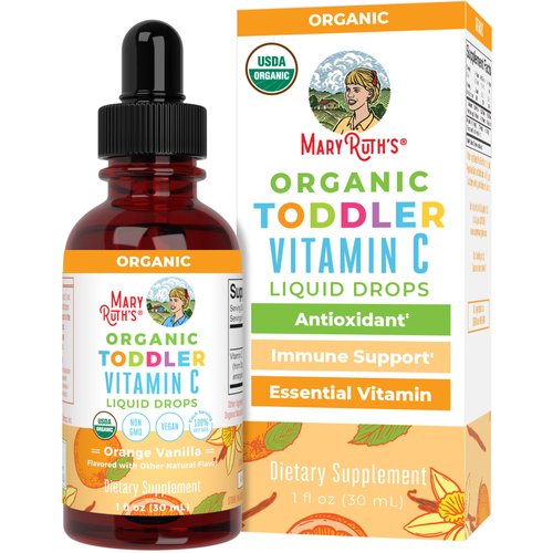 MaryRuth Organics Toddler Vitamin C Drops | USDA Organic Vitamin C Liquid Drops for Toddler | Age...